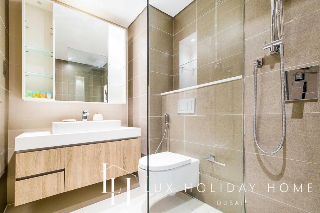 Lux Contemporary Suite With Full Marina View 6 Дубай Екстериор снимка