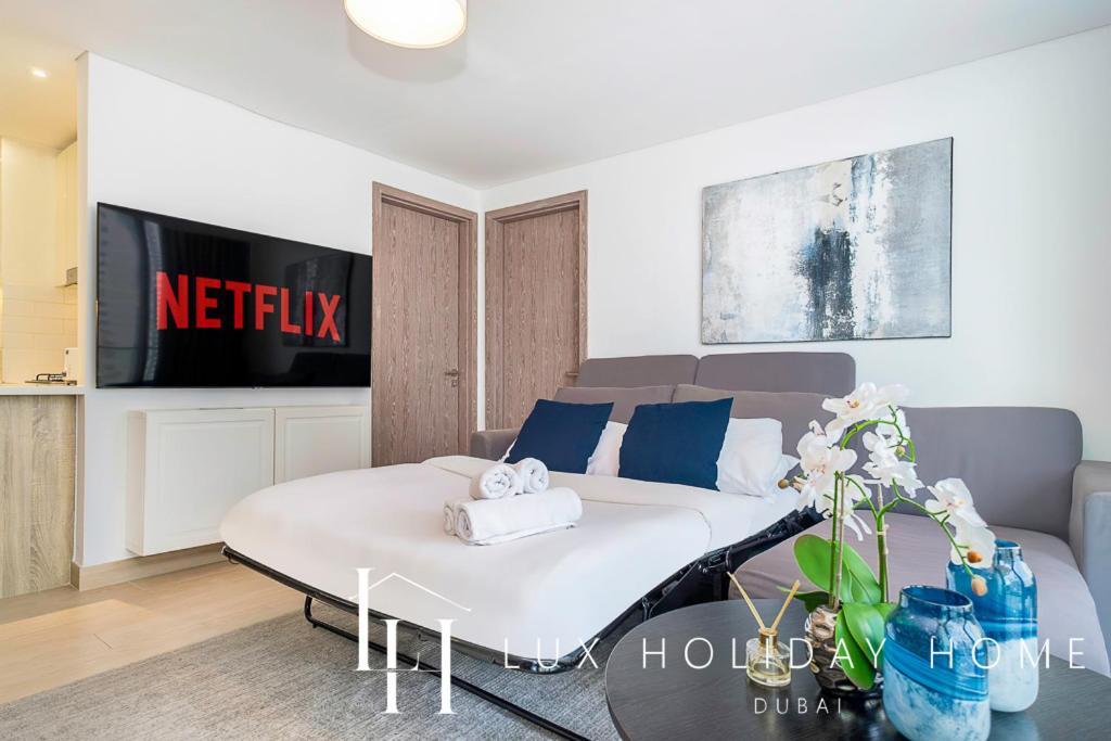 Lux Contemporary Suite With Full Marina View 6 Дубай Екстериор снимка
