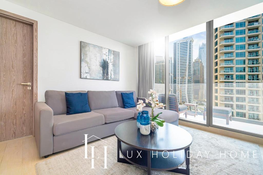 Lux Contemporary Suite With Full Marina View 6 Дубай Екстериор снимка