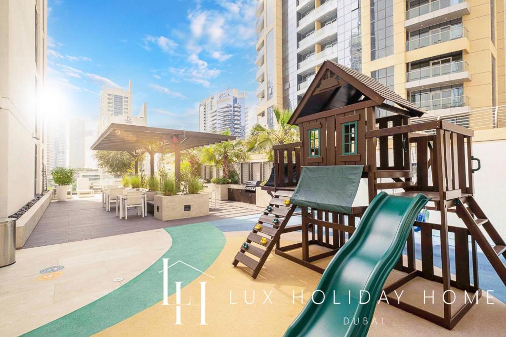 Lux Contemporary Suite With Full Marina View 6 Дубай Екстериор снимка