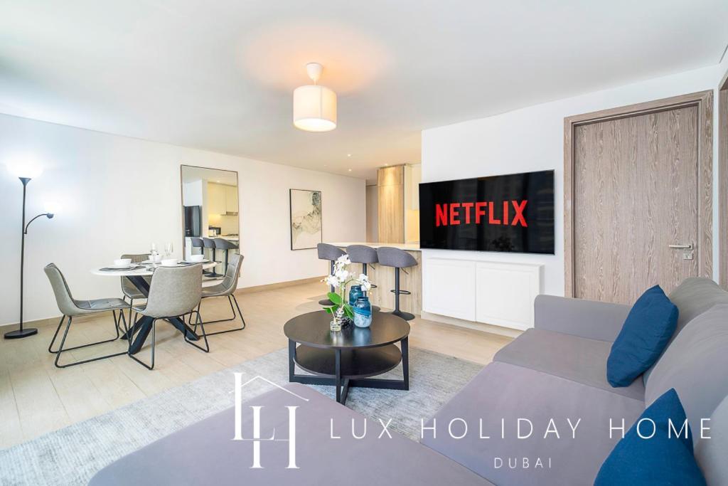 Lux Contemporary Suite With Full Marina View 6 Дубай Екстериор снимка