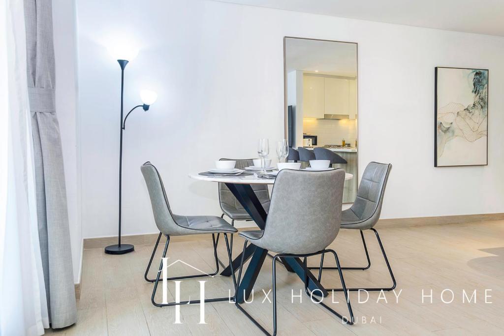 Lux Contemporary Suite With Full Marina View 6 Дубай Екстериор снимка