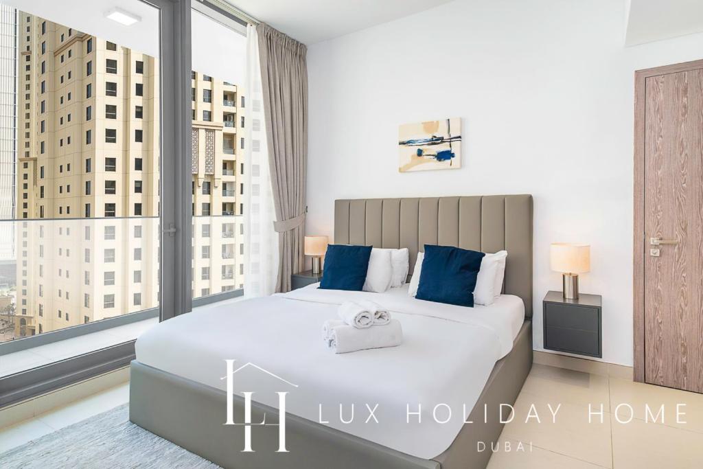 Lux Contemporary Suite With Full Marina View 6 Дубай Екстериор снимка
