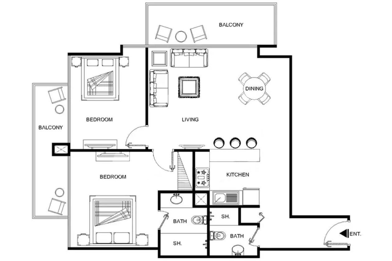 Lux Contemporary Suite With Full Marina View 6 Дубай Екстериор снимка